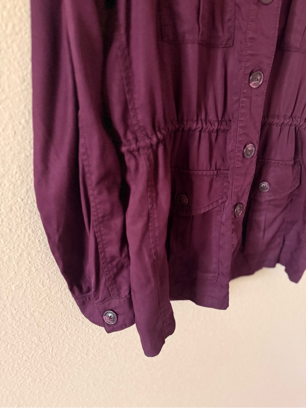 Gap Womens Purple Utility Jacket - Classic Field Style - Picture 5 of 7